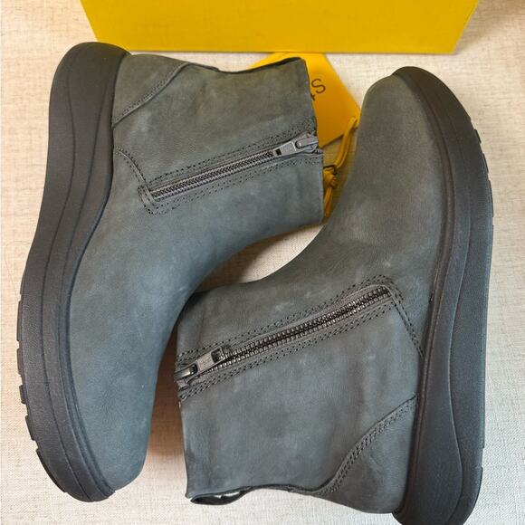 Strive Bamford II Leather Ankle Boots Dark Grey Size EU 37 US 6 New in Box NIB - Picture 5 of 9